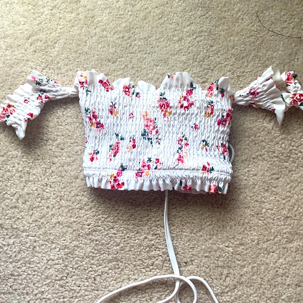 off the shoulder bikini